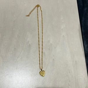 Authentic Yellow Tone P Necklace